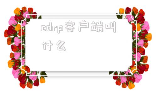 cdrp客户端叫什么cdr安装包怎么安装到电脑上-第1张图片-太平洋在线下载